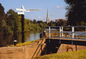 Canal boat hire from Worcester Marina in Worcester in Worcestershire