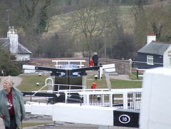 Foxton Locks - near our Union Wharf Marina