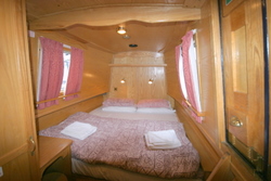 Our King sized double bed, standard on some of our canal boats Our King sized double bed, standard on some of our canal boats